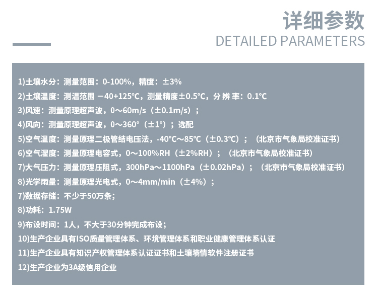 土壤墑情監測站 土壤墑情監測站