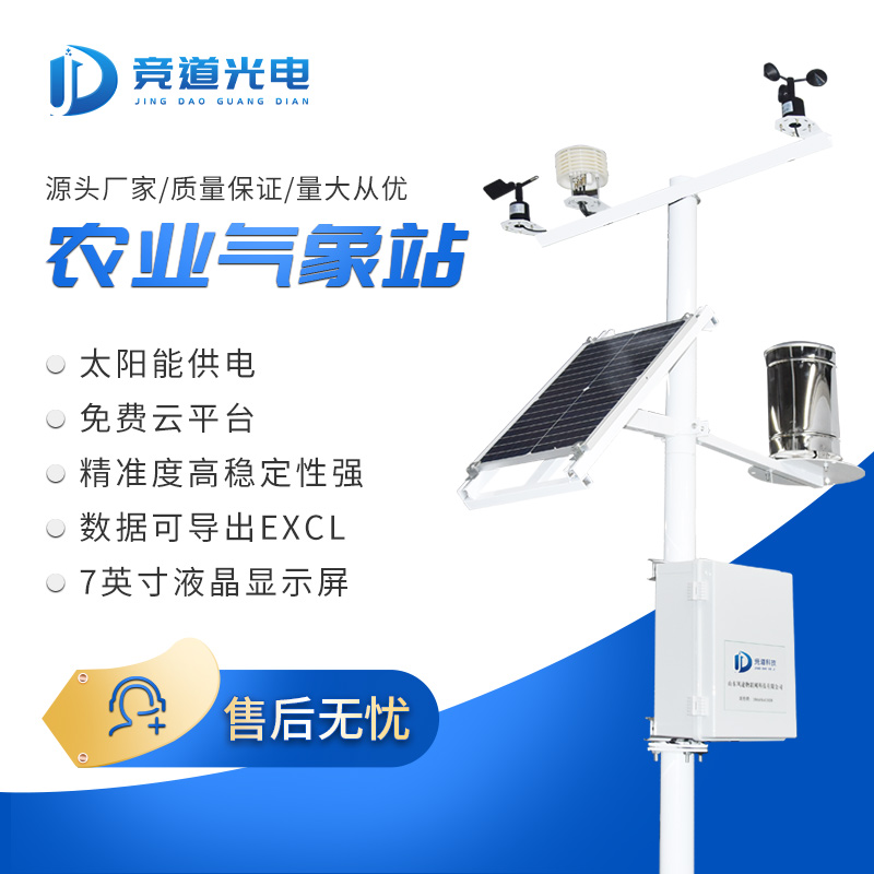 使用農業氣象站提前應對農業氣象災害